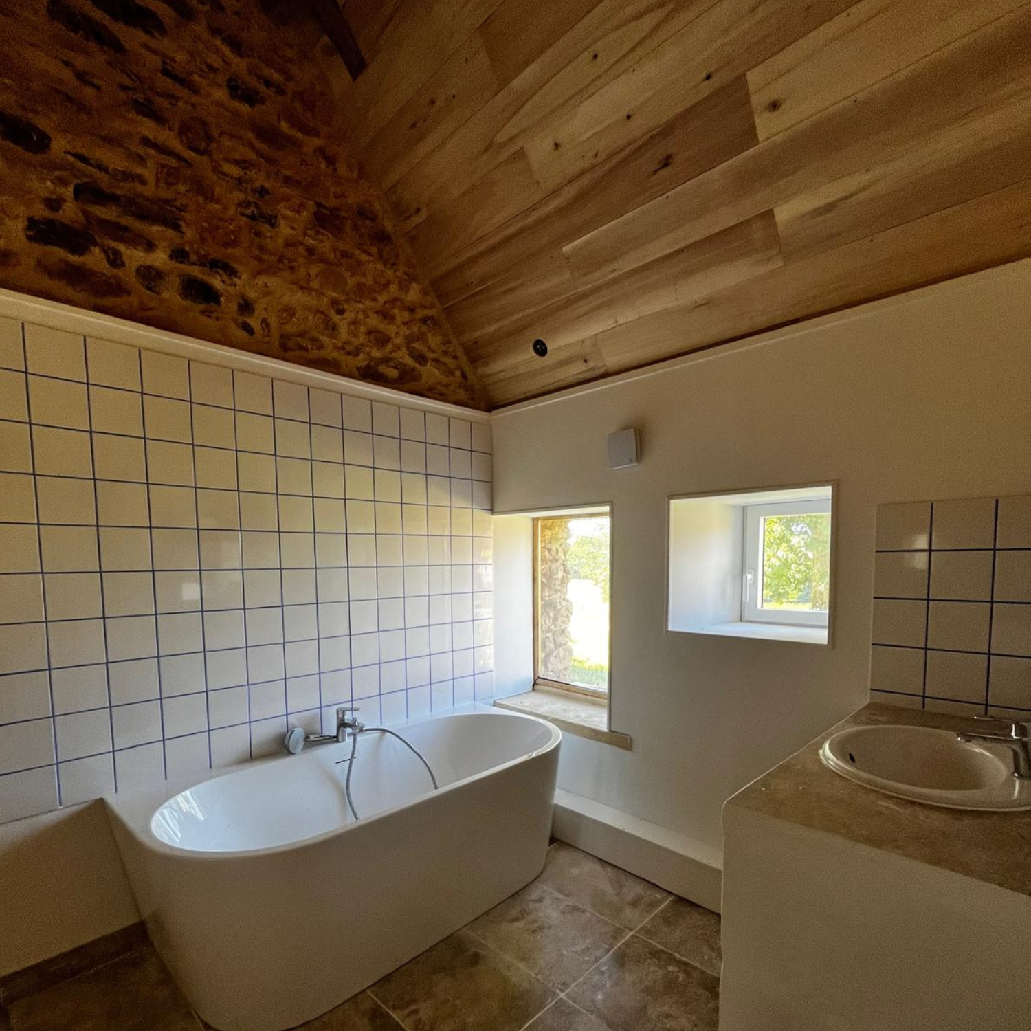 Chambre chaux - Salle de bain